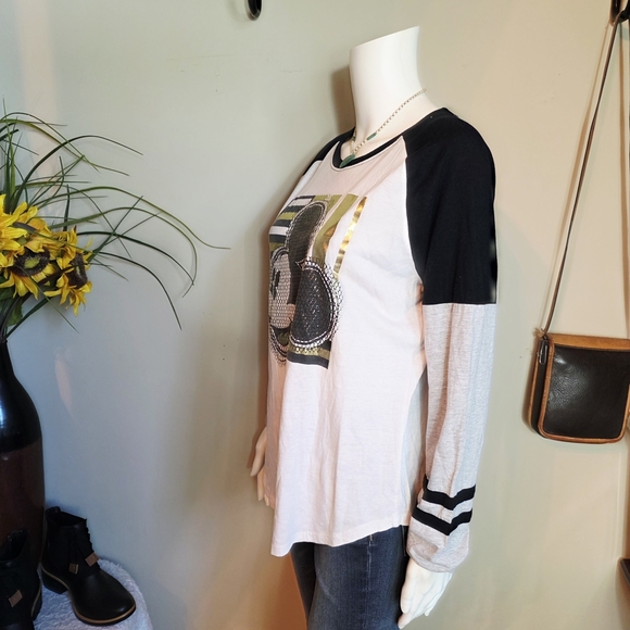 Mickey Mouse Sequin Long Sleeve Shirt - Picture 4 of 6